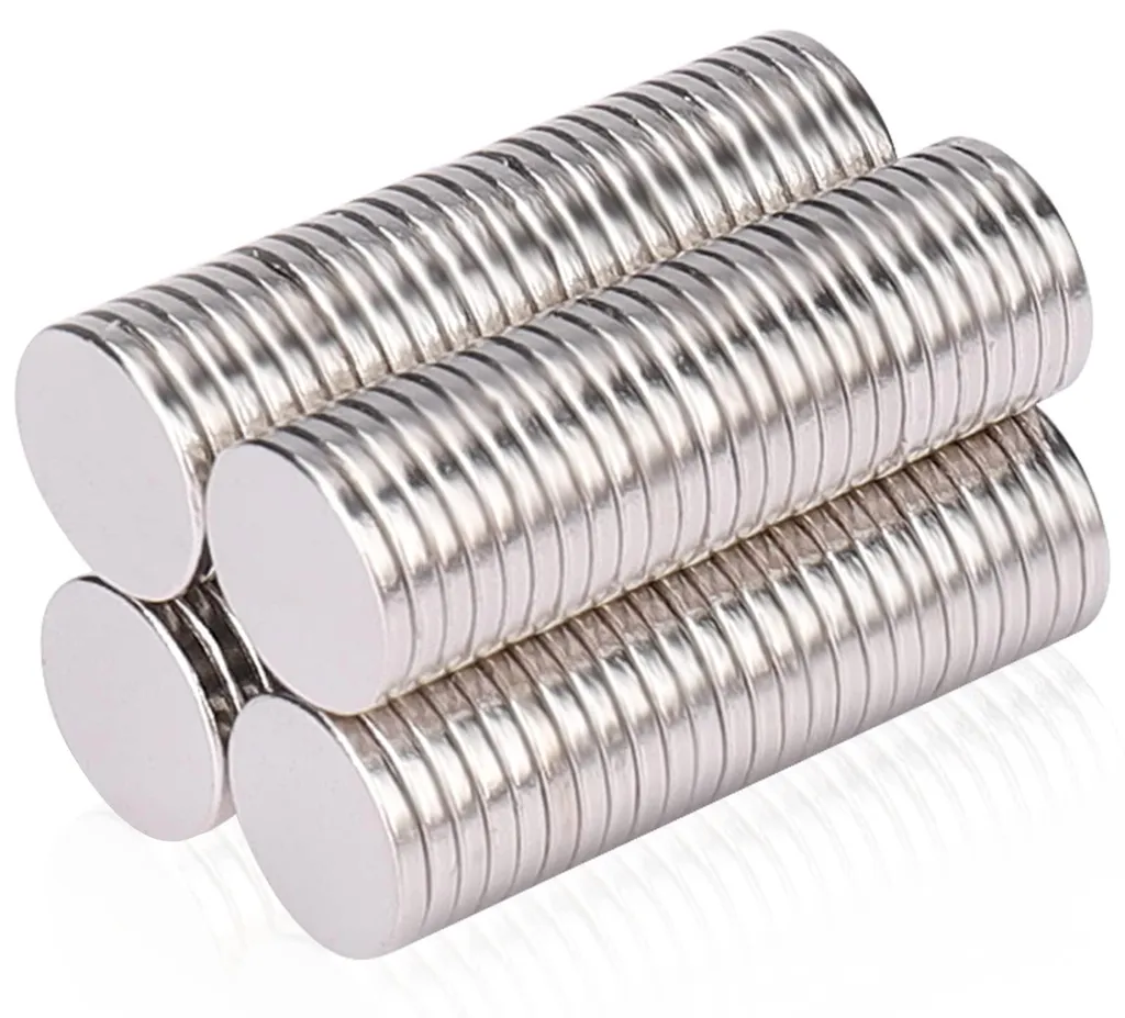 100 Mini-aimants puissants 8x1mm en néodyme pour loisirs créatifs