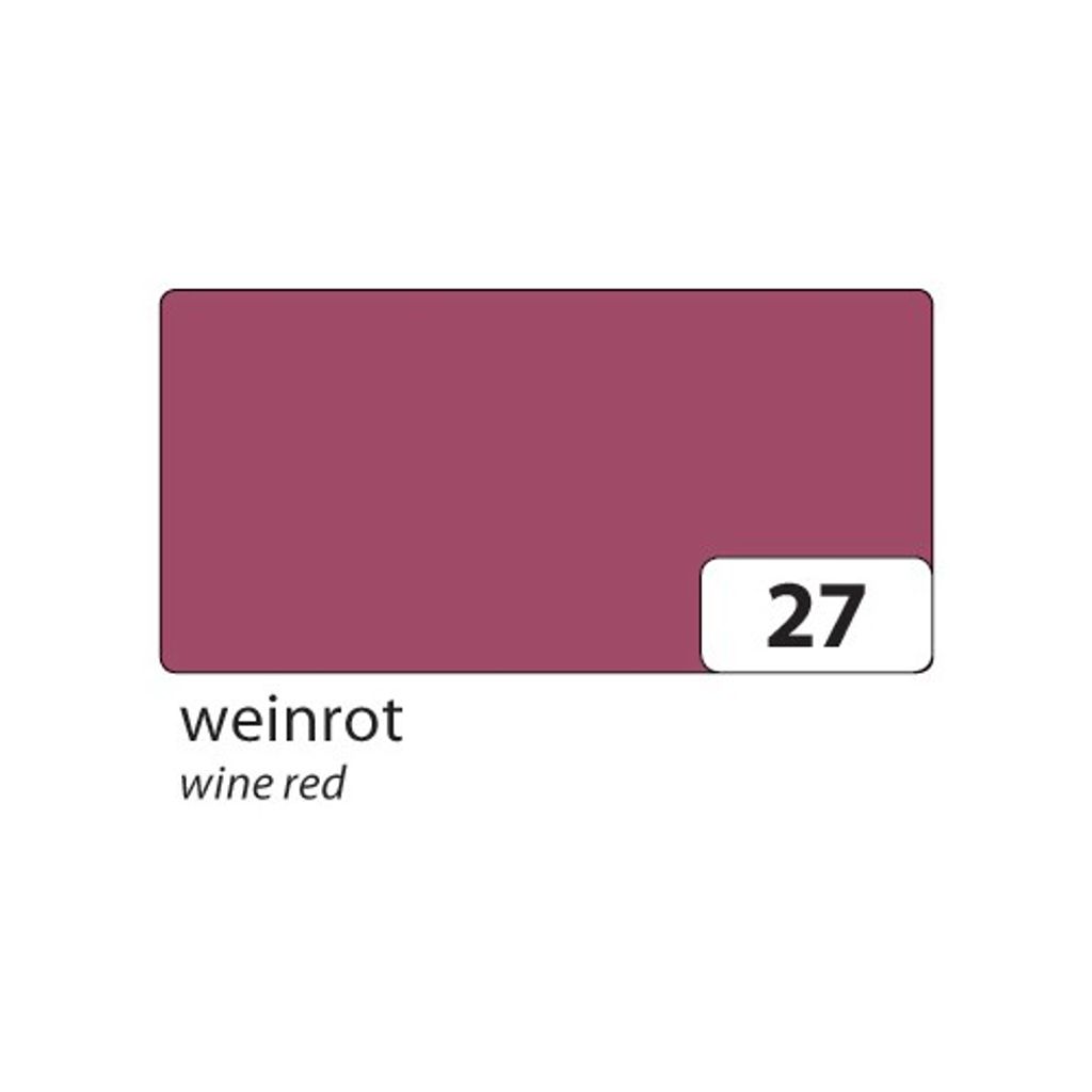 folia Tonpapier (B)500 x (H)700 mm 130 g/qm weinrot 10 Blatt