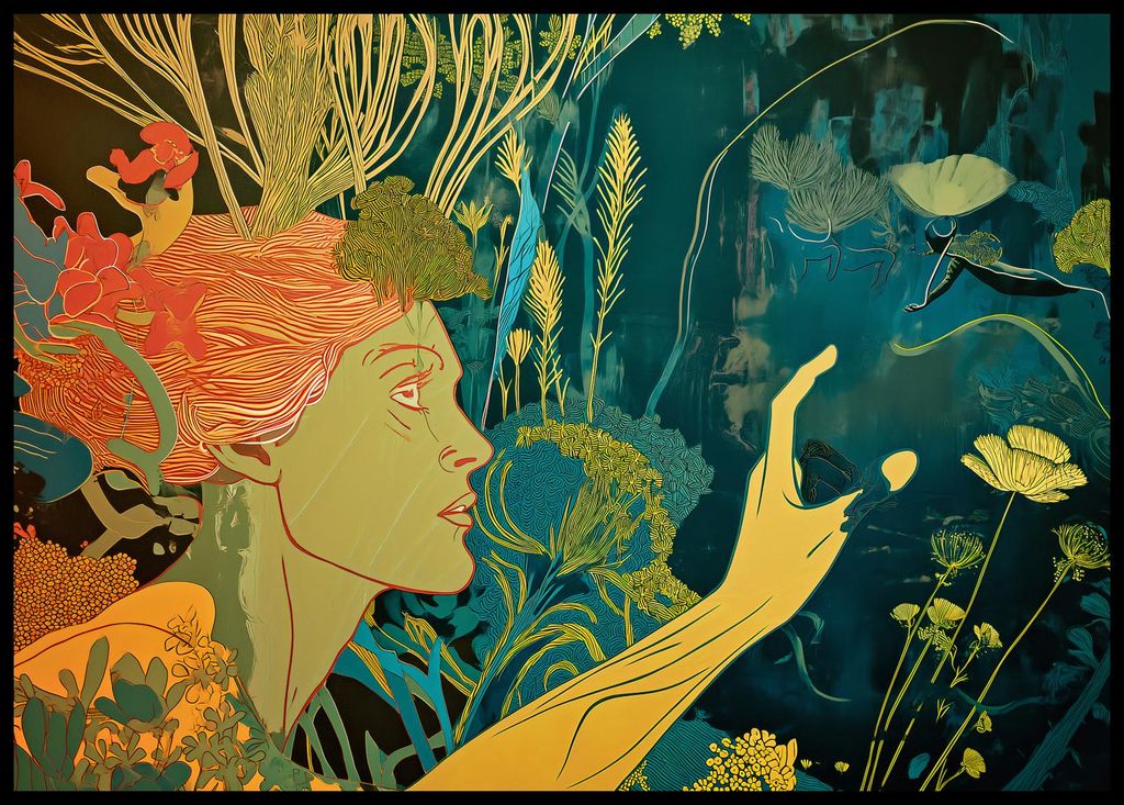 Plakat 84x59,5cm Aufruf an Flora
