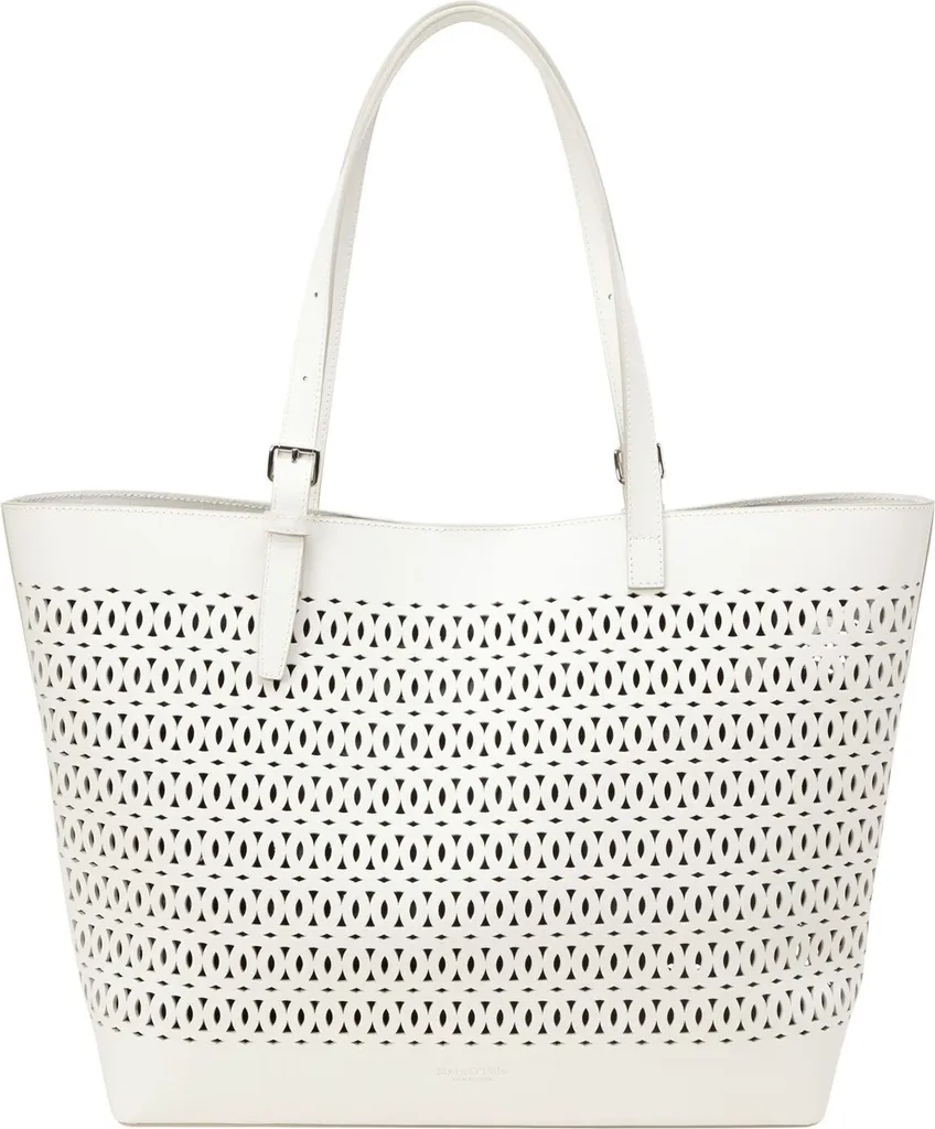 Allis Shopper Marc O'Polo : Grand Sac en Coton Blanc Design Épuré