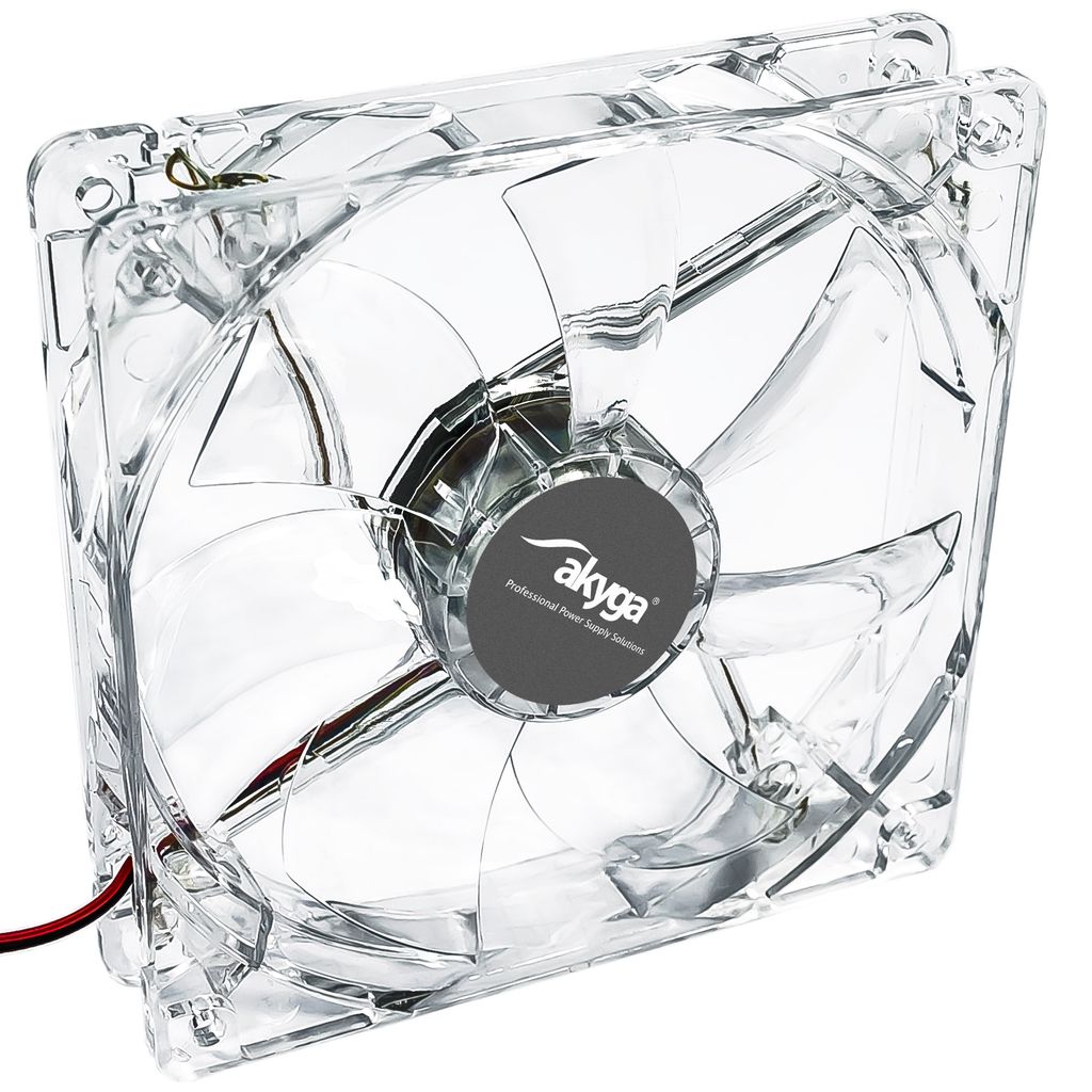 Akyga AW-12A-WH 4 LED ventola per case 120 mm per PC Molex Immagine del prodotto 