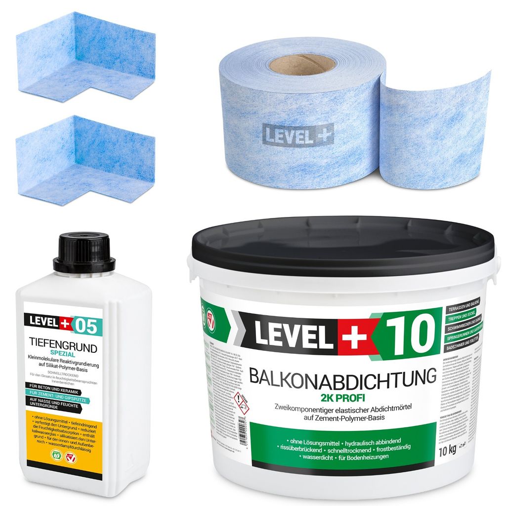 DichtSet 10kg Balkonabdichtung 2K Badabdichtung, Dusche, Produktbild 