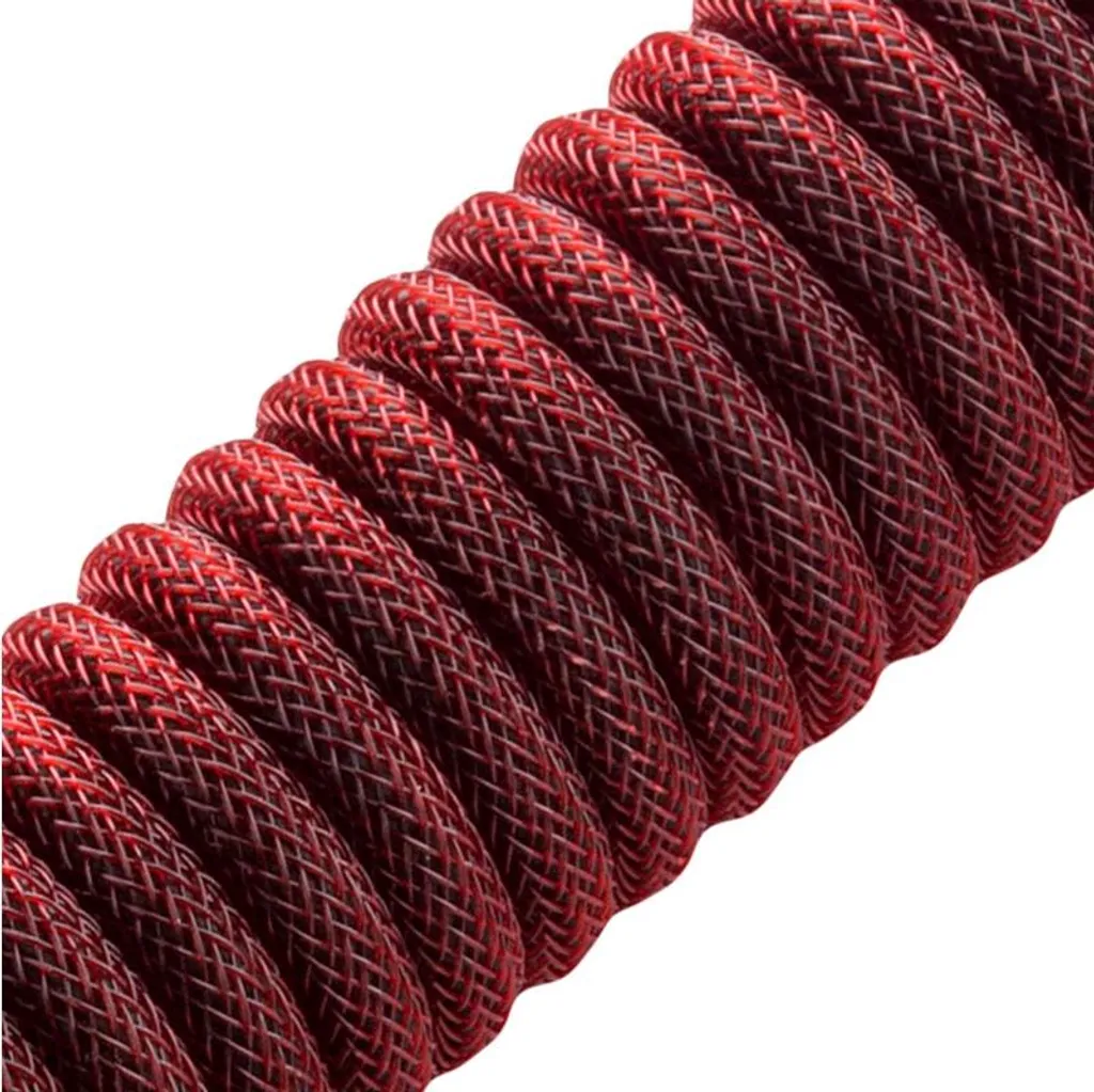 CableMod Classic Coiled Keyboard Cable USB-C Republic Red pour Gaming - 2