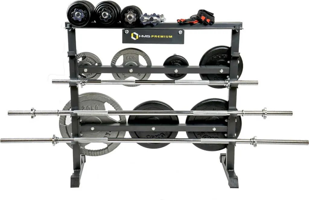 Support d'haltères et arbres à disques Str12 HMS Premium pro - 7