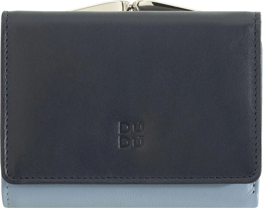 Porte-monnaie en Cuir Véritable DuDu Corsica Format Compact de 11 cm RFID - 6