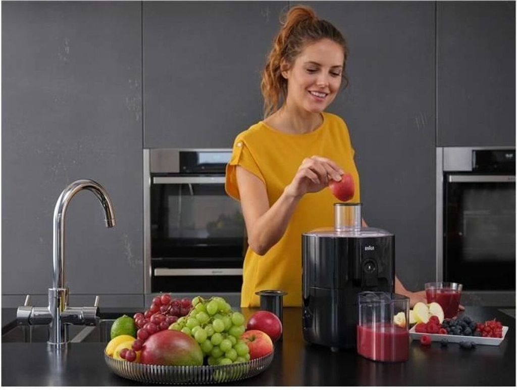 BRAUN SI3100BK Zentrifuge – FastXtract- und ColdXtract-Technologie – Schaumabscheider – Schwarz