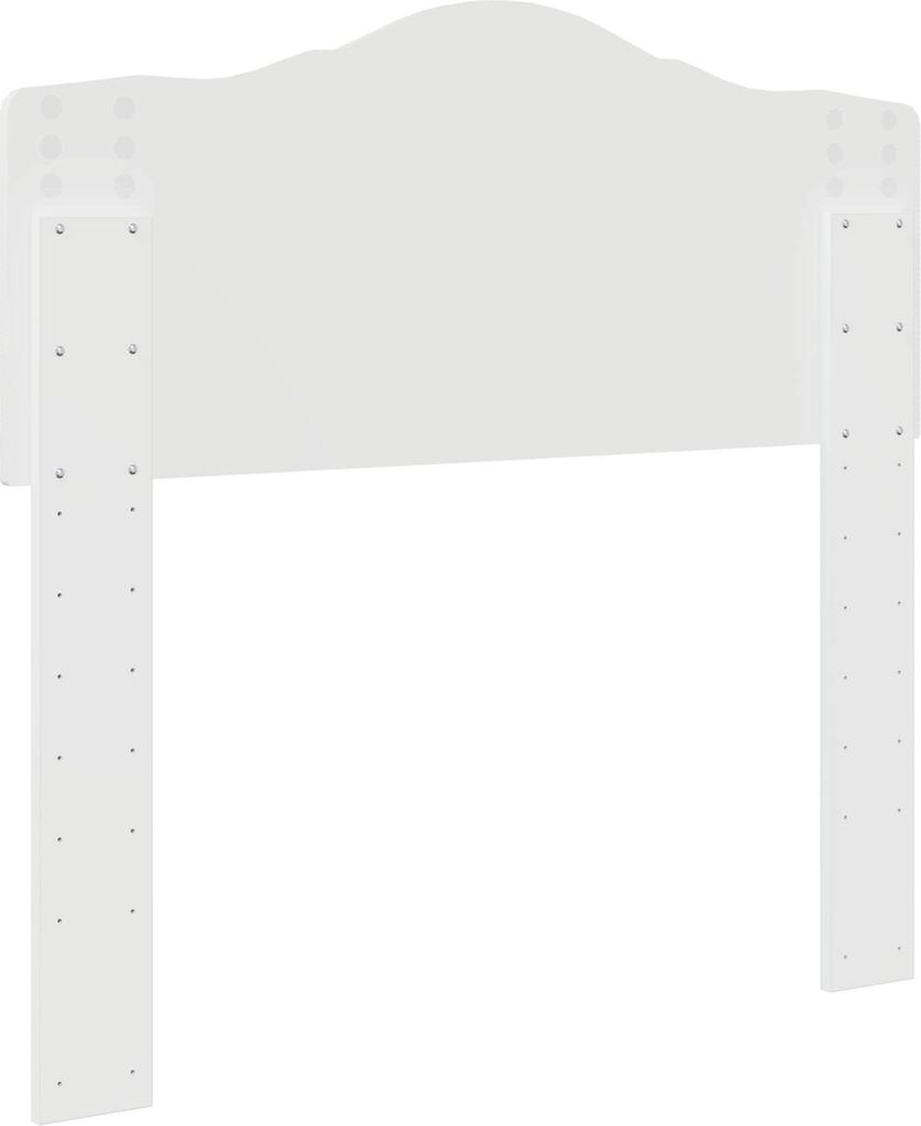 vidaXL Kopfteil Weiß 80 cm Holzwerkstoff