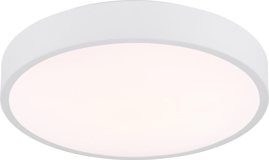 GLOBO Lighting Deckenleuchte NIELSEN DH 33.20x7 cm weiß Deckenlampe