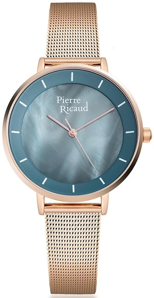 Pierre Ricaud P22056.911BQ Oro Rosa: Orologio Donna Elegante Blu
