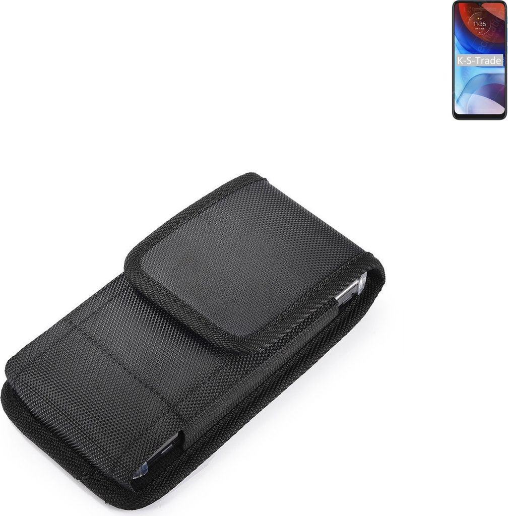 Holster Gürteltasche kompatibel mit Motorola Moto E7 Power Holster Gürtel Tasche wasserabweisend Handy Hülle Schutz Hülle Outdoor schwarz