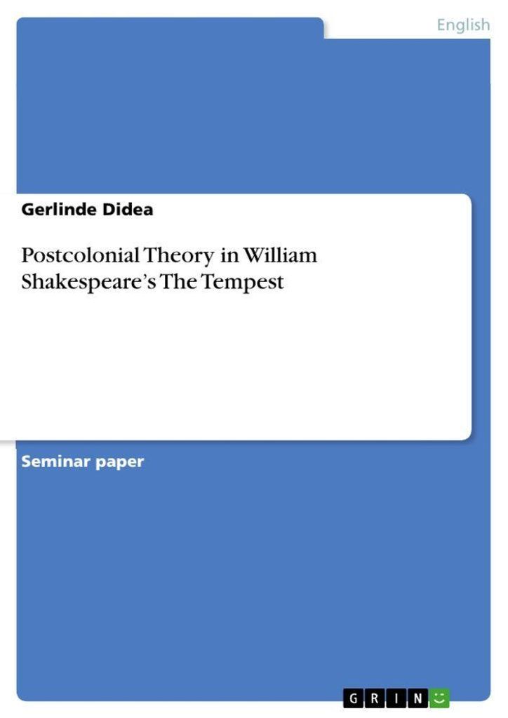 Postcolonial Theory in William Shakespeare's The Tempest