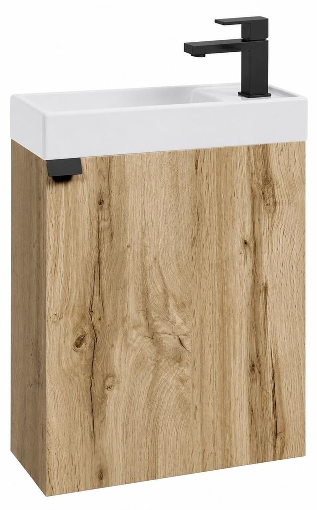 Badplaats Mobile Lavamani Keno 50 x 23 cm - Rovere - Mobile Immagine del prodotto 