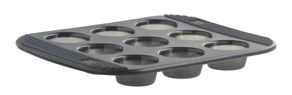 Mastrad F42014 Stampo 9 Mini-Muffin Silicone Grigio: Qualità Professionale