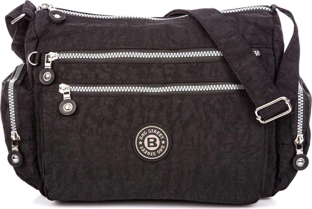 Bag Street Duża Torba Na Ramię Lekka z kreszu Damska Męska Zdjęcie produktu 