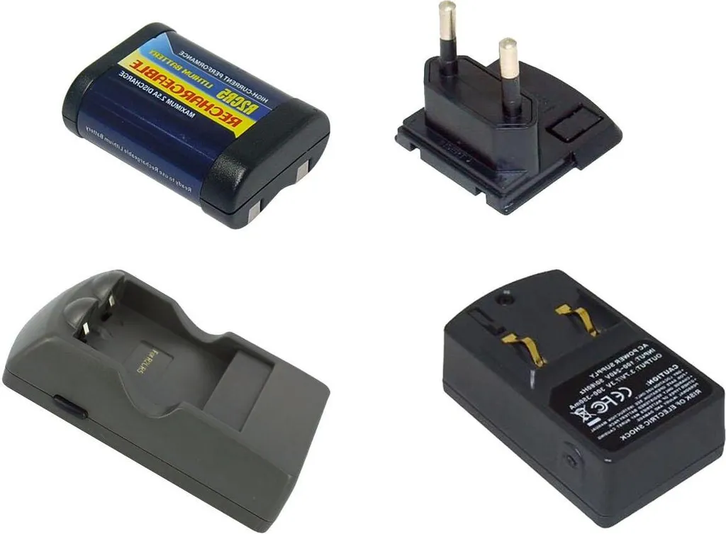 Kit Energia Contax: Batteria 2CR5 Ricaricabile + Caricatore USB/AC