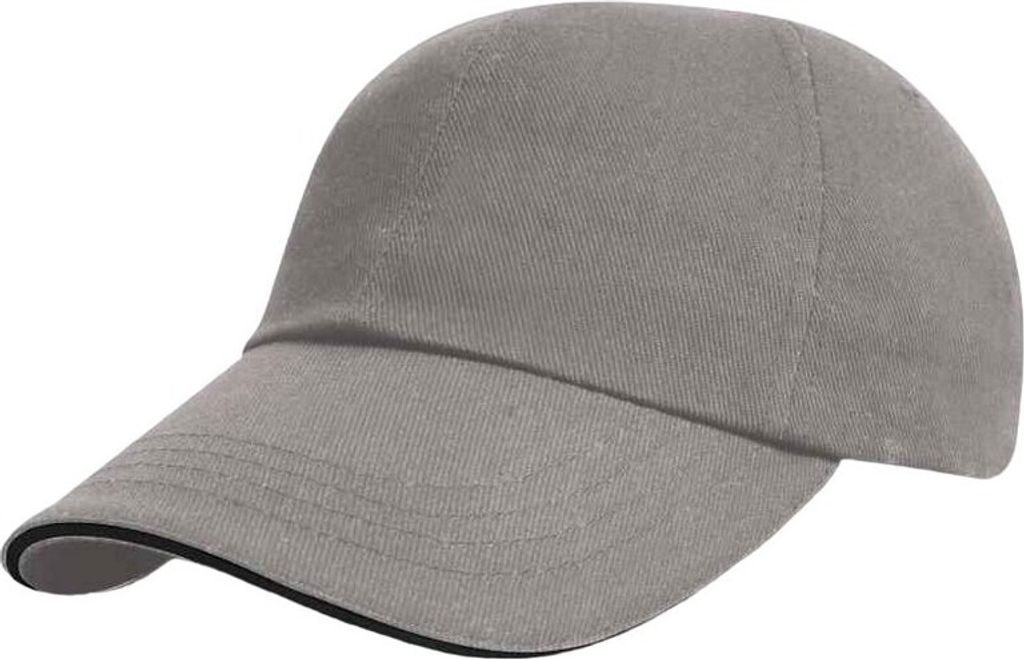 Result - Baseball-Mütze Sandwichschirm für Herren PC6558 (Einheitsgröße) (Grau/Schwarz)