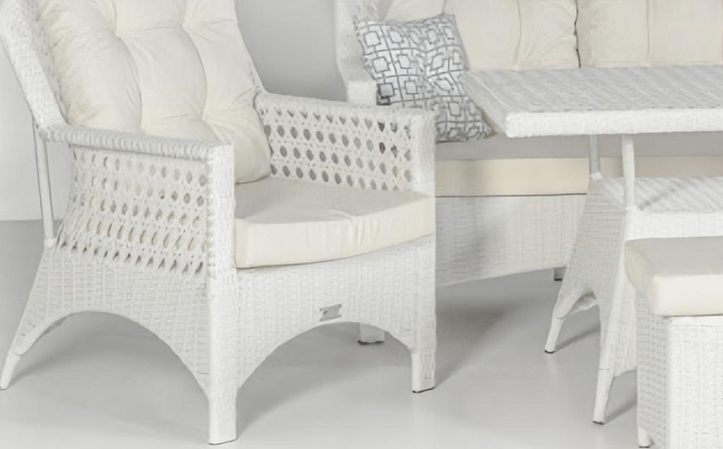 Eleganz GartenMöbel Sofa Sessel Couchtisch Vielseitigkeit Pflegeleichtigkeit
