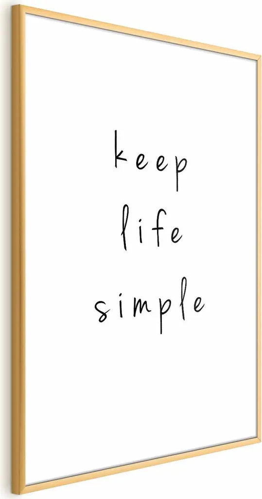 Poster 40x60 Oro Gold Frame | Gallery Wall Must-Have con Margine