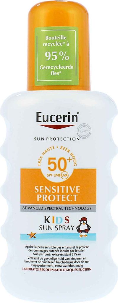 Eucerin Sensitive Protect Bräunungscreme SPF50+ Kids Sun Spray 200 ml