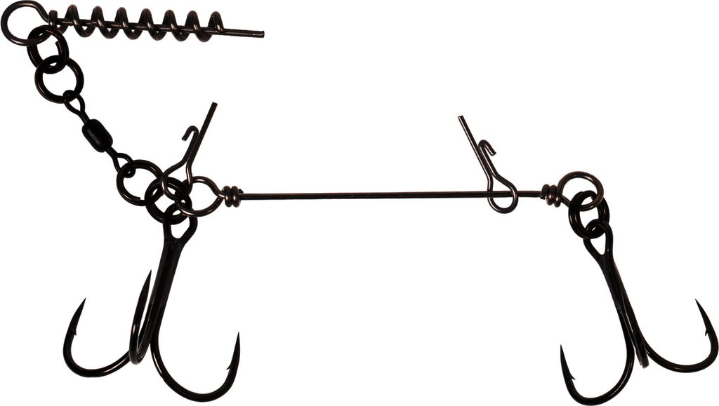 Zeck Softbait System + Shallow Screw - Fertigmontage für Gummifische