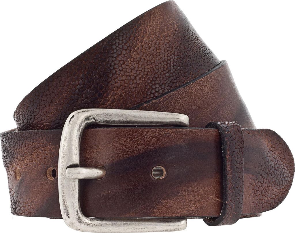 Vanzetti Leder Gürtel 40mm Leather Belt W105 Baileys braun
