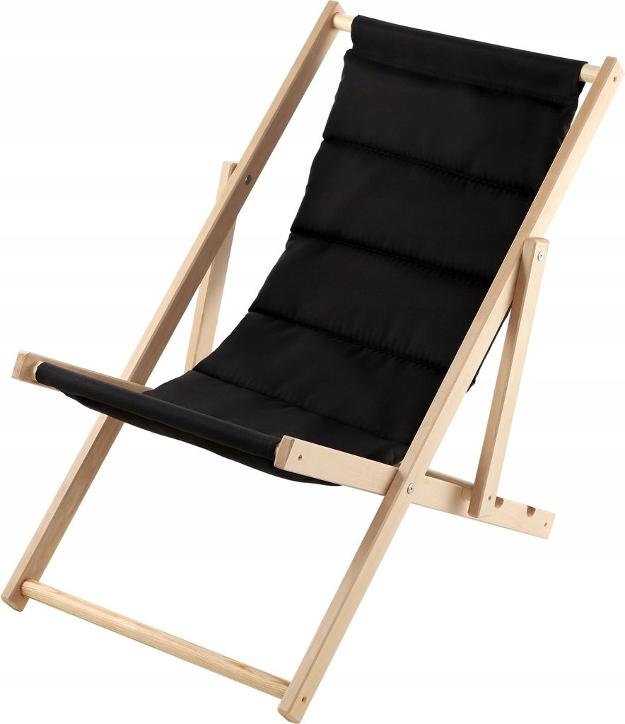 KADAX Liegestuhl, Strandstuhl aus Holz, Sonnenliege bis Produktbild 
