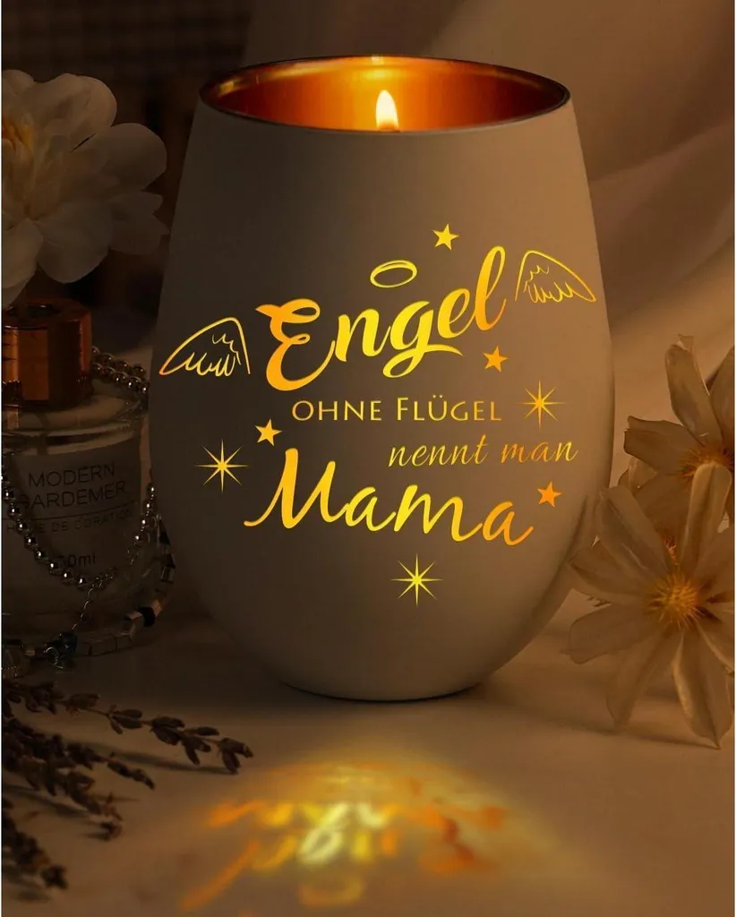 Lanterna Design Moderno con Dedica per Mamma - Idea Regalo Natale Top