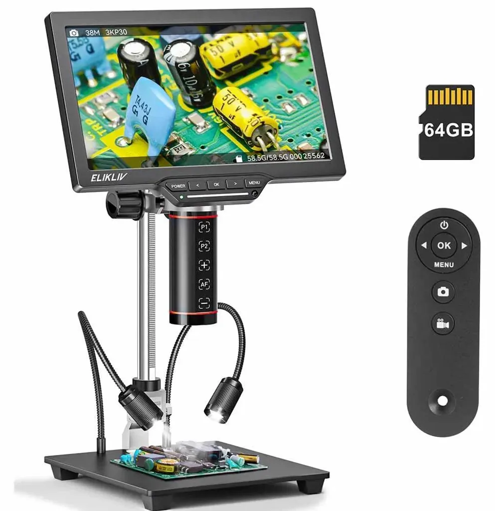 Microscope numérique EM3K-AF Max avec résolution 3K et focus automatique - 2