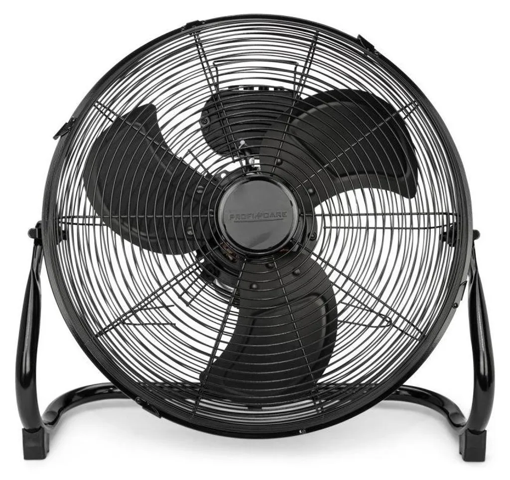 ProfiCare PC-VL 3065 Ventilateur de sol puissant 100W en métal chromé