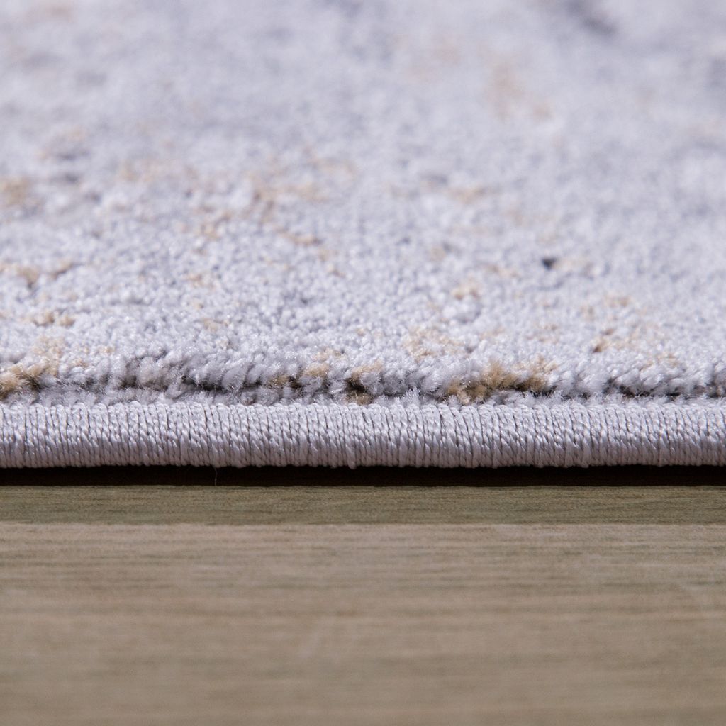 TODOAA Vintage Teppich 60x90cm - Abstrakt Blumenmuster Kurzflor Für Wohnzimmer & Schlafzimmer