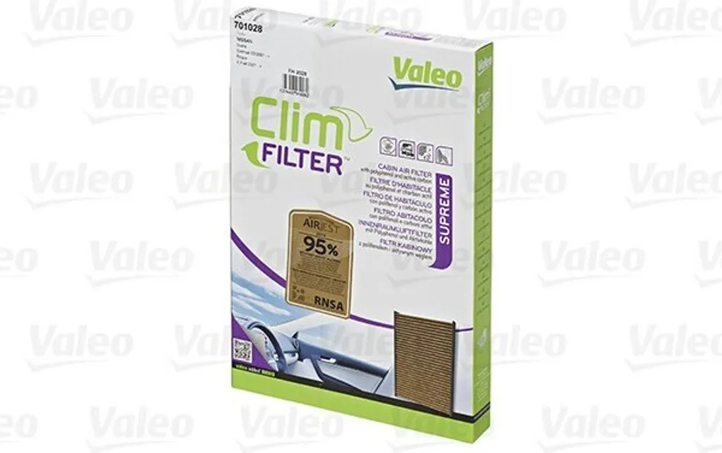 Filtre d'habitacle Valeo 701028 : Stop aux odeurs et buée Qashqai J10