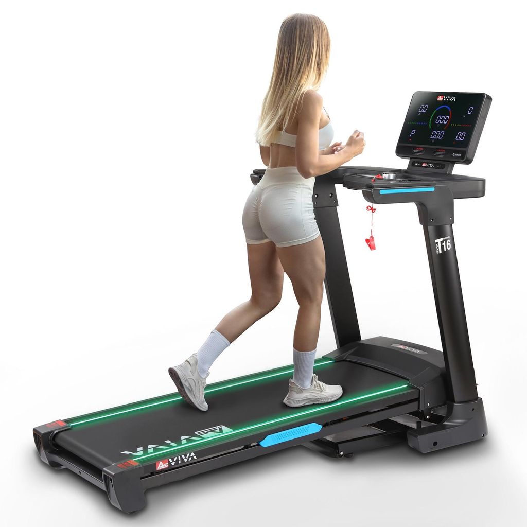 Laufband klappbar AsVIVA T16 Heimtrainer mit Bluetooth bis Produktbild 
