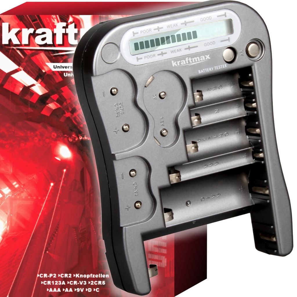 Kraftmax Batterietester V2 Professional 
