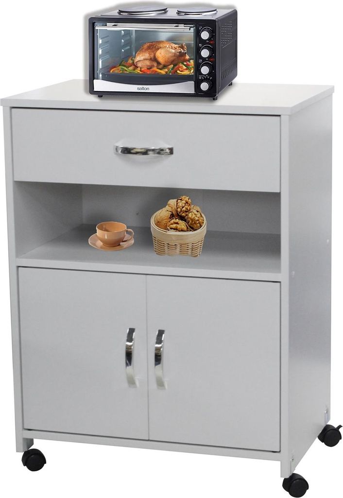 Blanca Küchen-Mehrzweckschrank mit 4 Rollen, 80x60x40 cm (H Produktbild 