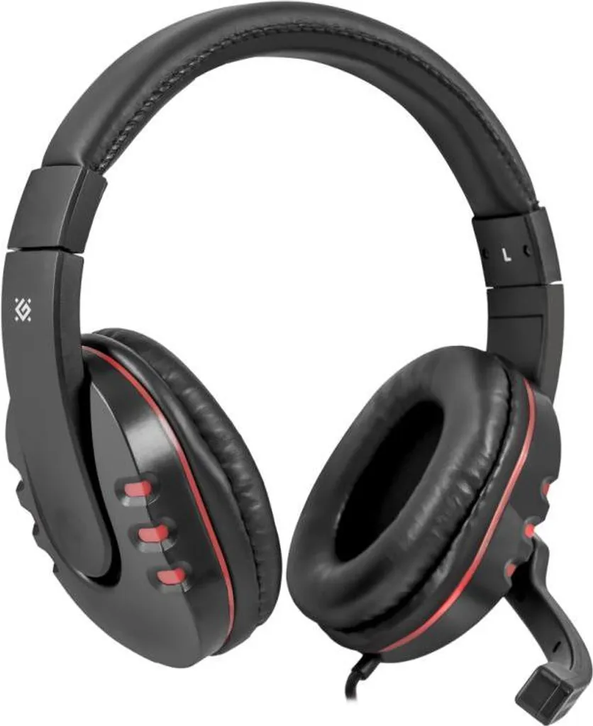 Defender WARHEAD G-160 Cuffie Gaming Nero Rosso con Mic + Gioco Omaggio