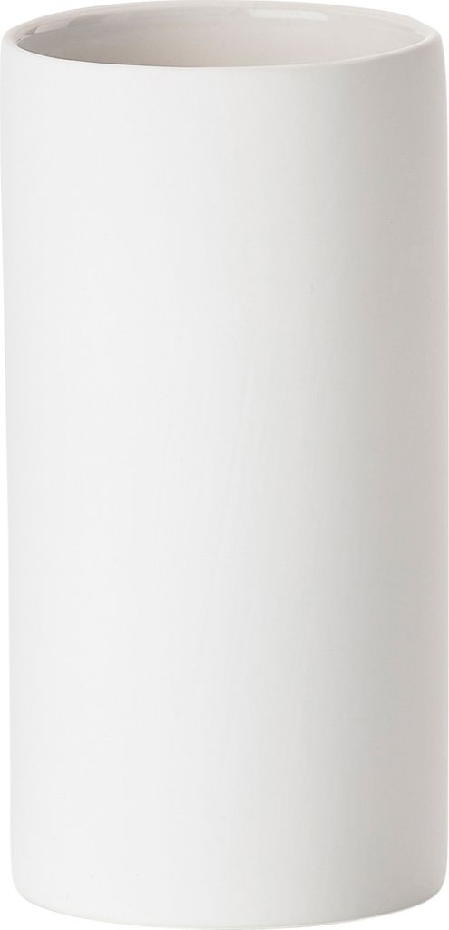 Zone Denmark Zahnbürstenbecher Solo, Zahnputzbecher, Porzellan, White, H 12.2 cm, 330238