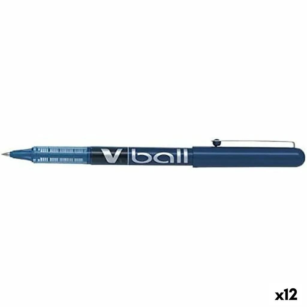 Set 12 Penne Pilot V-Ball Blu - L'Eleganza del Tratto Extra Fine 0,3mm