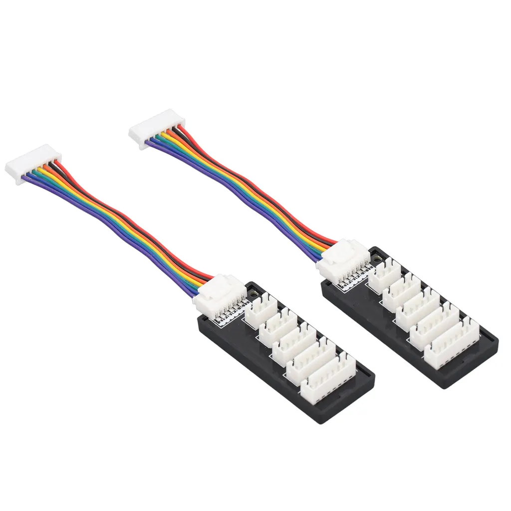 Scheda di carica dell'equilibrio, adattatore di carica dell'equilibrio della batteria, adattatore di carica dell'equilibrio, convertitore dell'adattatore di carica dell'equilibrio, scheda di carica dell'equilibrio 2S-6S, adattatore di carica dell'equilibrio di plastica - 6