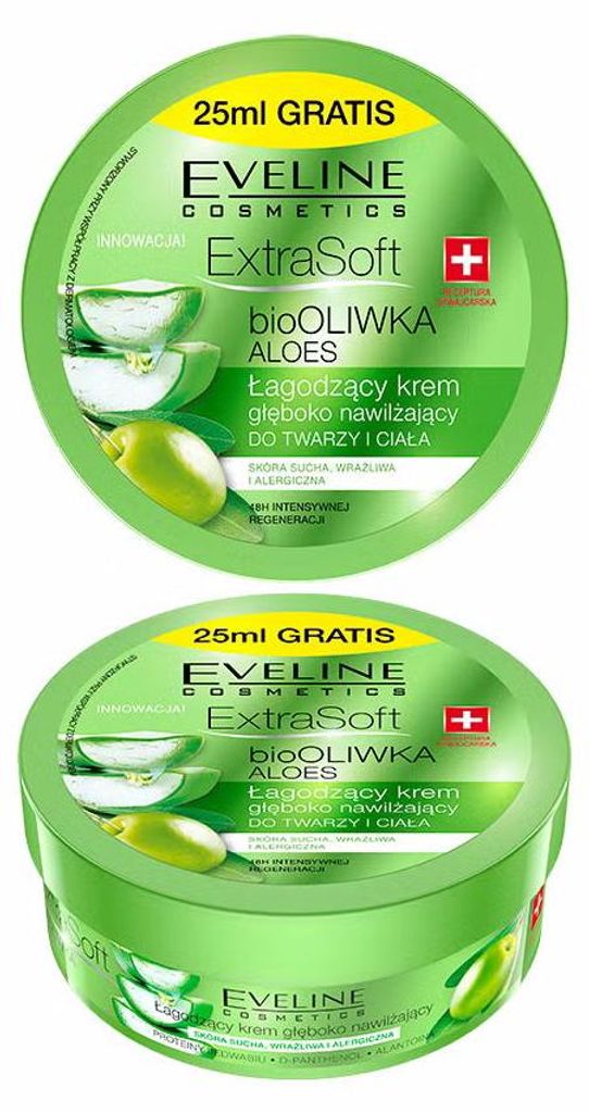 Eveline Cosmetics Extra Soft – feuchtigkeitsspendende, beruhigende Körpercreme – 2er Pack