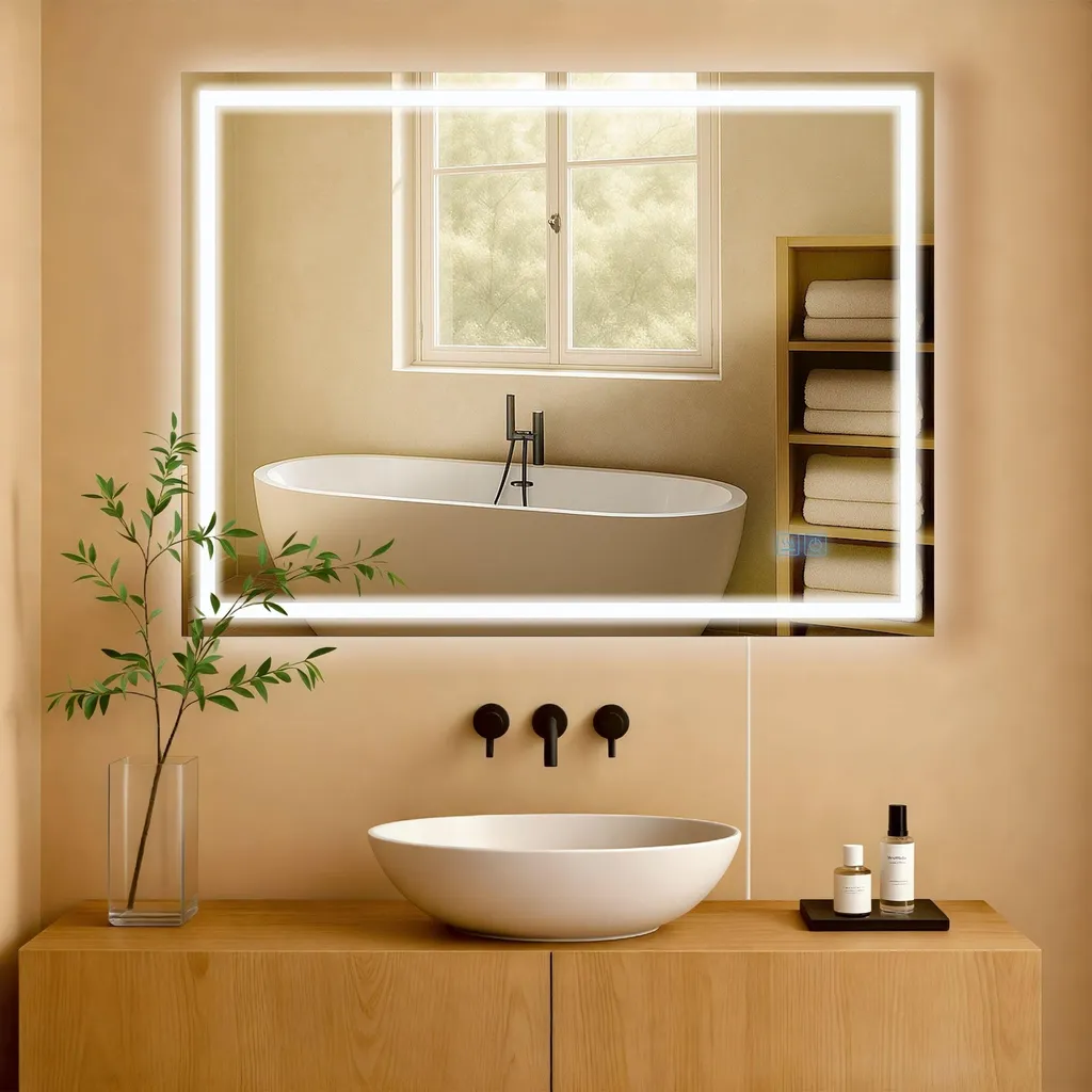 Specchio Jaffrey 60x80 Bagno LED - Comfort e Luce Naturale