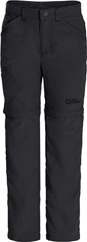 Jack Wolfskin Jack Wolfskin Kinder Safari Zip Off Pants K Outdoorhose schwarz 2181-00-04357