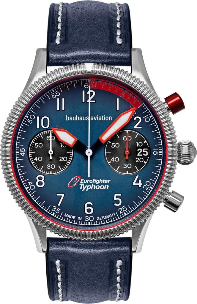 Bauhaus bauhaus Aviation Eurofighter 25763 Herrenarmbanduhr