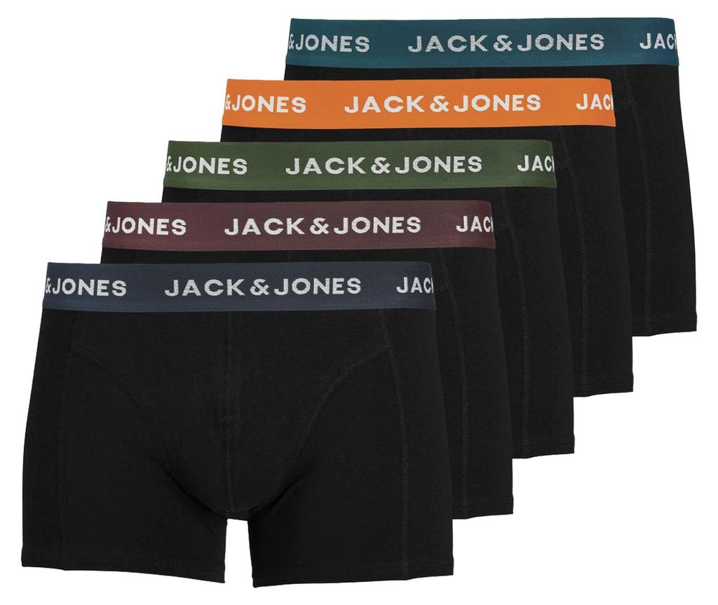 Jack & Jones Unterhose OLIVER Trunks 5er Pack Produktbild 