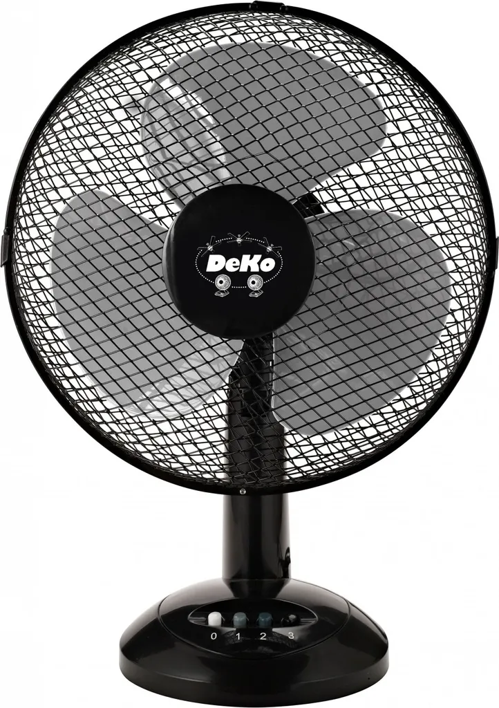 Ventilateur de table noir Stratos B306 idéal pour dormir ou travailler