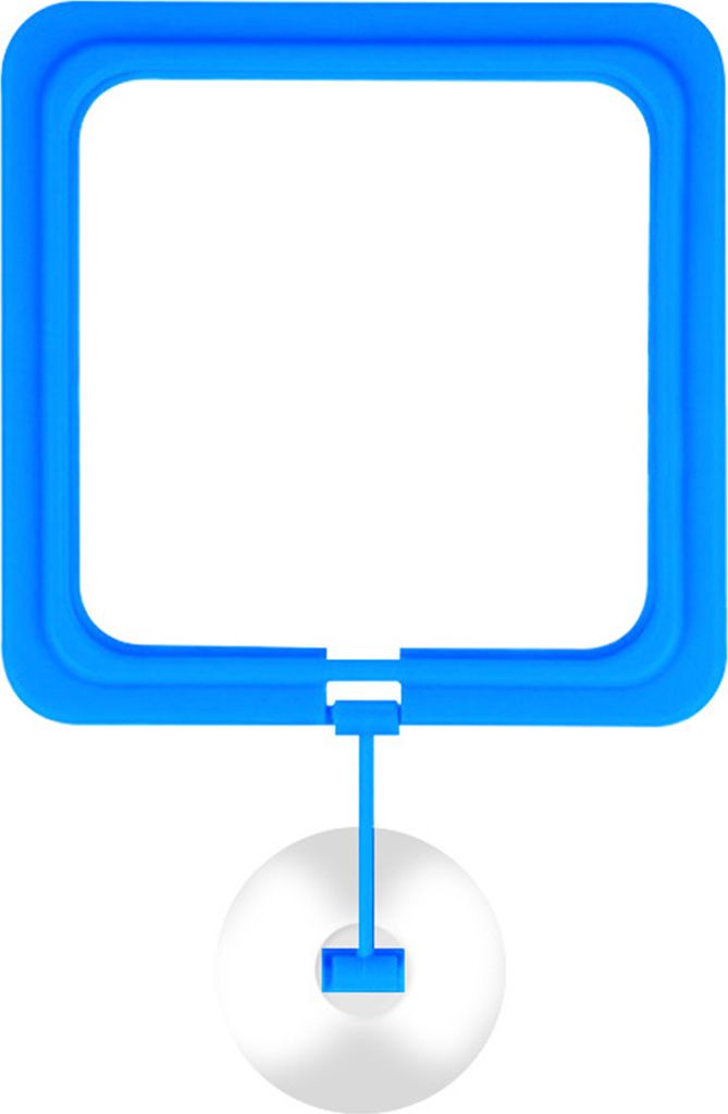 Fischfutterring, fester Fütterungsbereich, Futtertablett, Aufhängung, Kunststoff, Aquarium, schwimmender Fischfutterring mit Saugnapf für Guppy,...