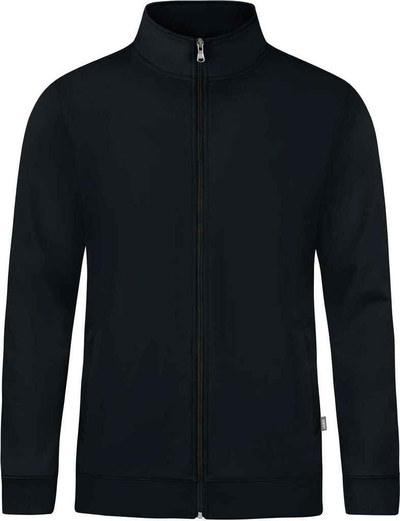 JAKO Unisex Sweatjacke Doubletex, Farbe:schwarz, Größe:L
