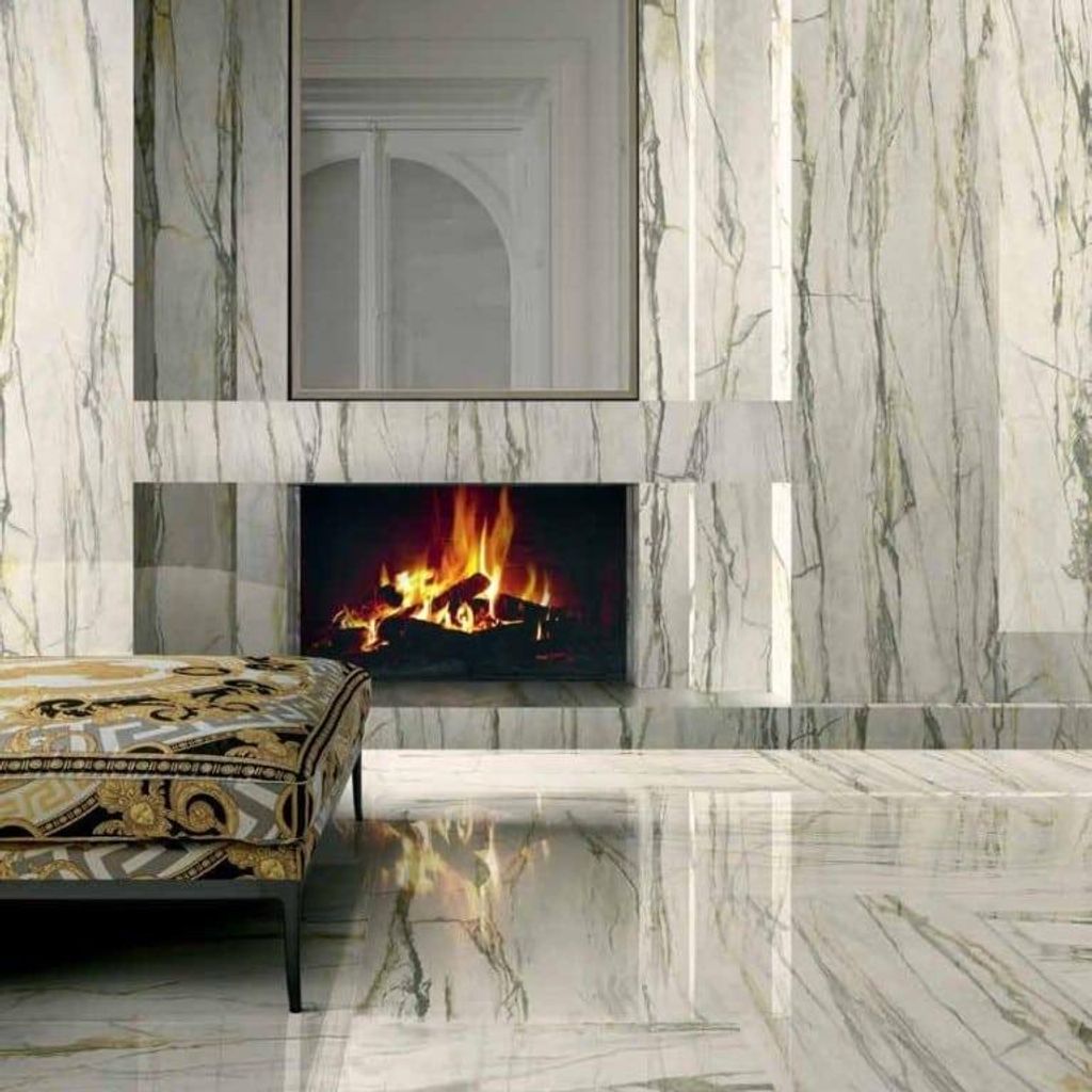 Fliesen Marmoroptik Grün 120x120 cm CASA39 Versace Maximvs