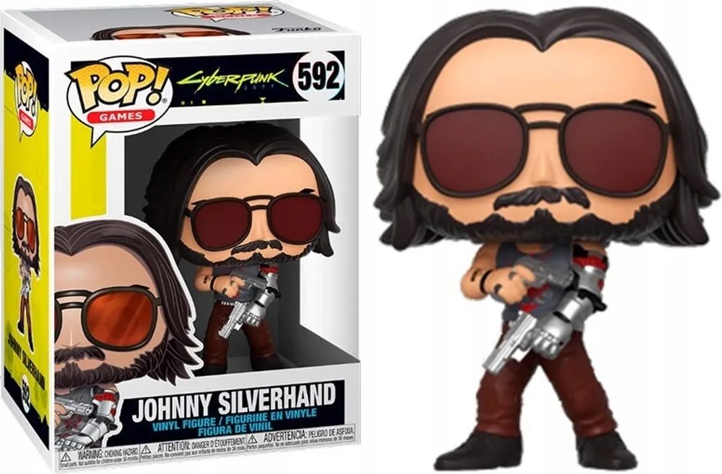 Déco Gaming Cyberpunk 2077 Johnny Silverhand Funko Pop 592 pour Setup