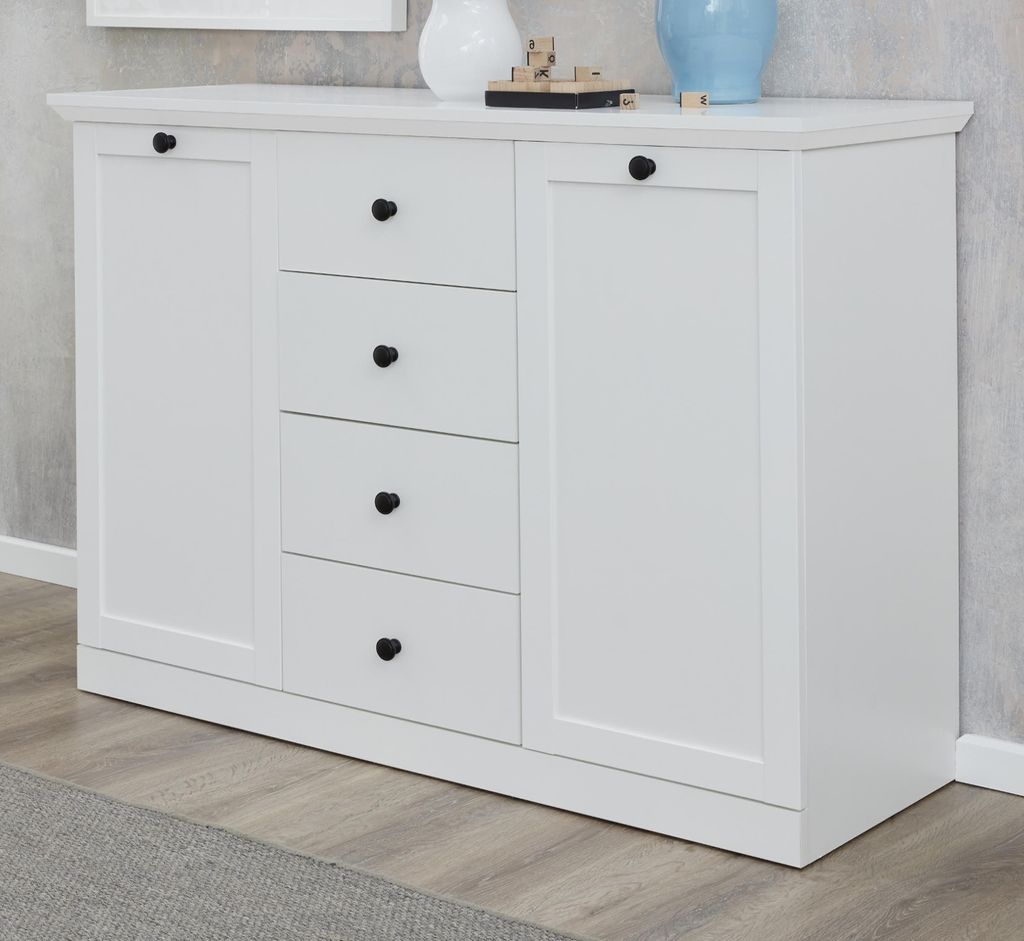 trendteam Living Příborník BrandsonBaxter White Décor 119 x Obrázek produktu