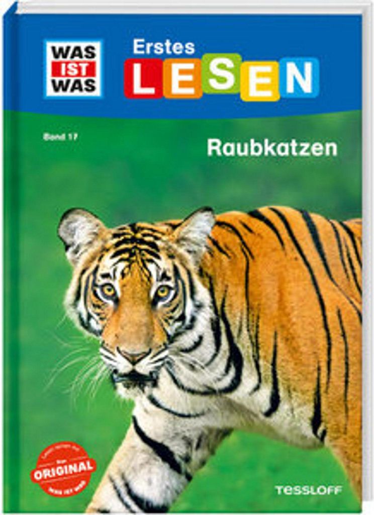 WAS IST WAS Erstes Lesen Band 17. Raubkatzen Produktbild 